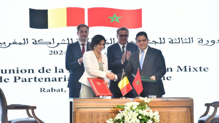 le Maroc et la Belgique signent deux accords et une feuille de route , H24info